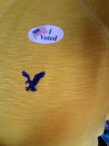 I voted
